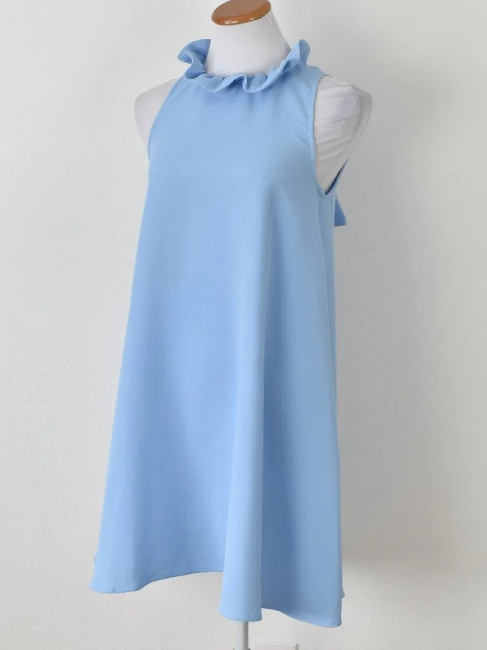 Pomander Place Blythe Baby Blue Mini Dress - S - Picture 4 of 9